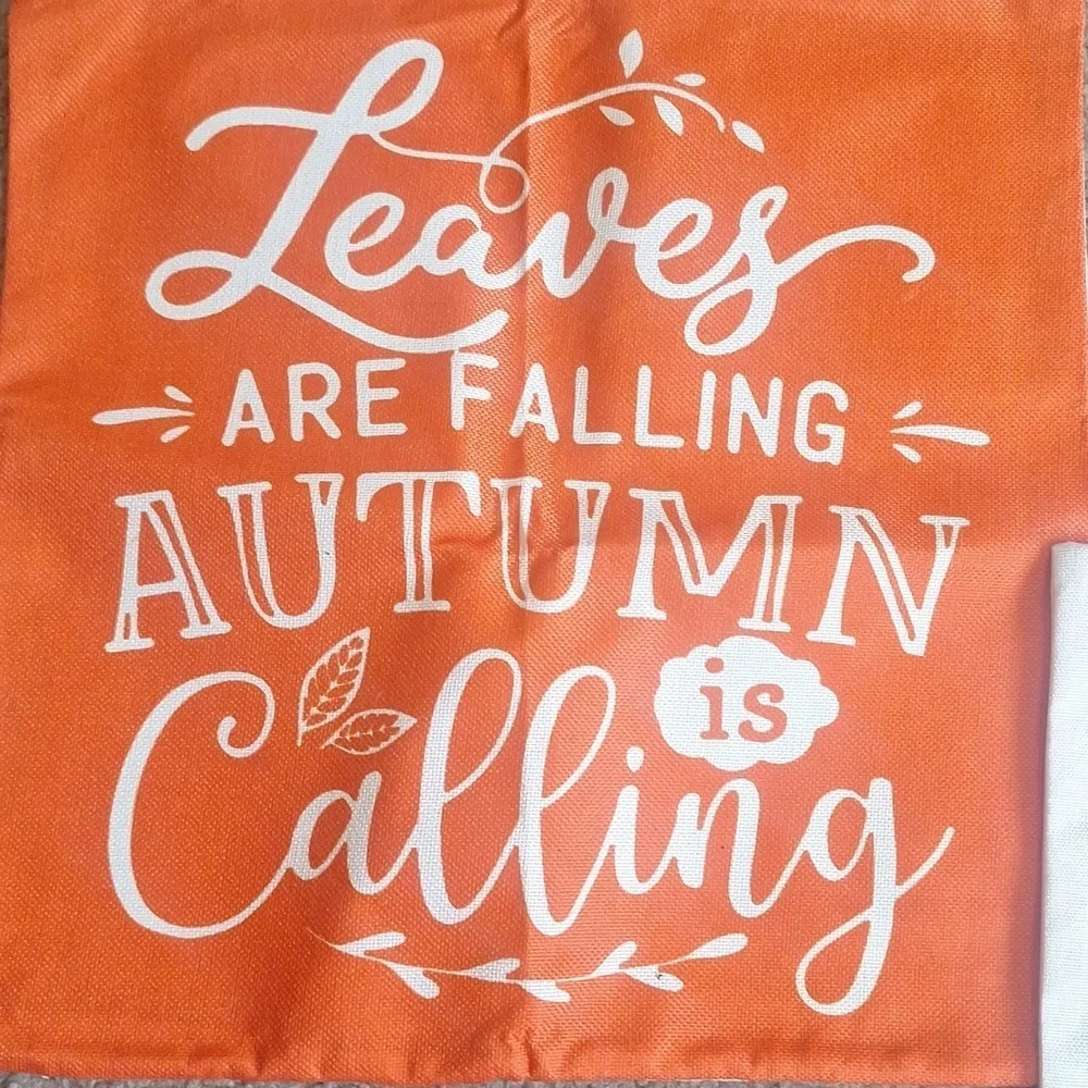 Autumn Themed Decorative Canvas Pillow Covers